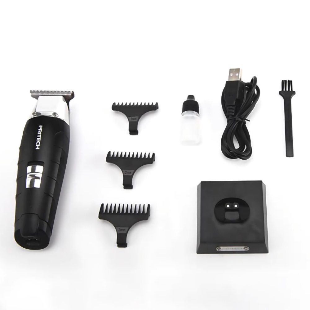 PRITECH USB rechargeable electric hair clipper clipper shaver shaving clipper (A0196)