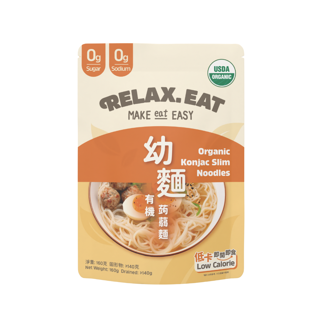 Relax. Eat 低卡即食有機蒟蒻幼麵 160g