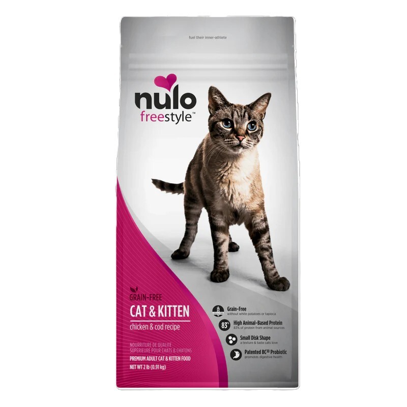 Nulo FreeStyle High-Protein Kibble Chicken & Cod Recipe 5lb/12lb