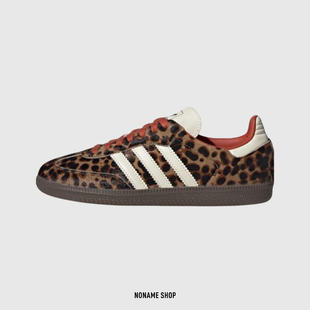 ADIDAS ORIGINALS SAMBA OG "Leopard Pack Preloved Red" 豹紋 德訓鞋 (男/女同款)