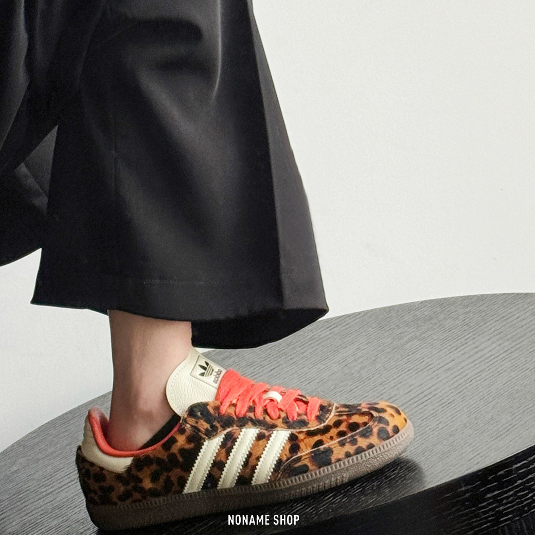 ADIDAS ORIGINALS SAMBA OG "Leopard Pack Preloved Red" 豹紋 德訓鞋 (男/女同款)