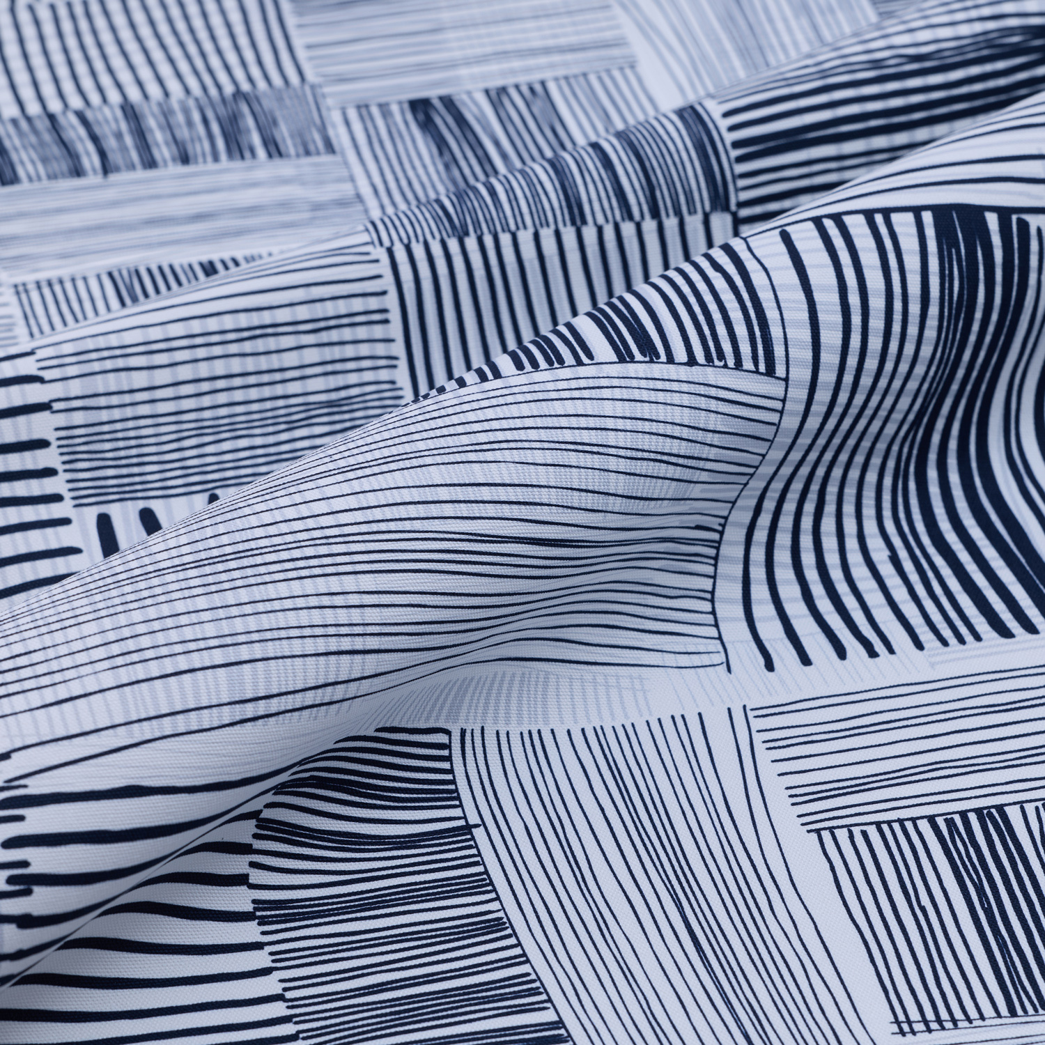 印花帆布 / 桌巾 / 布料 / 編織深藍