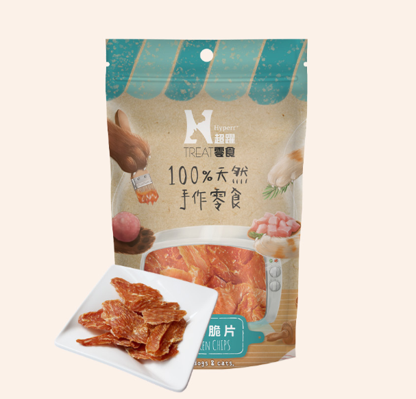 Hyperr超躍 犬貓零食 | 雞肉脆片 手作零食