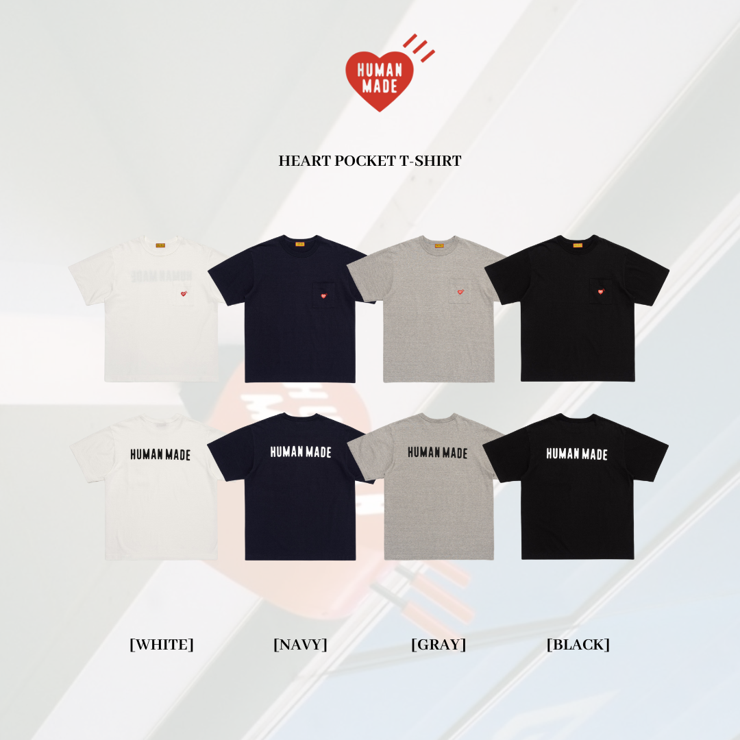 #預購 🇯🇵日本 HUMAN MADE 愛心口袋短袖
