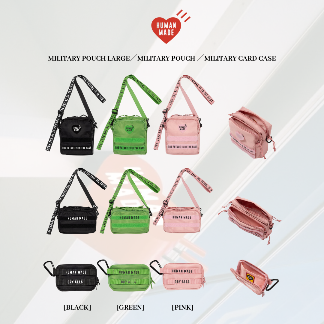 #部分現貨 🇯🇵日本 HUMAN MADE 軍事風收納袋 卡片夾 包包