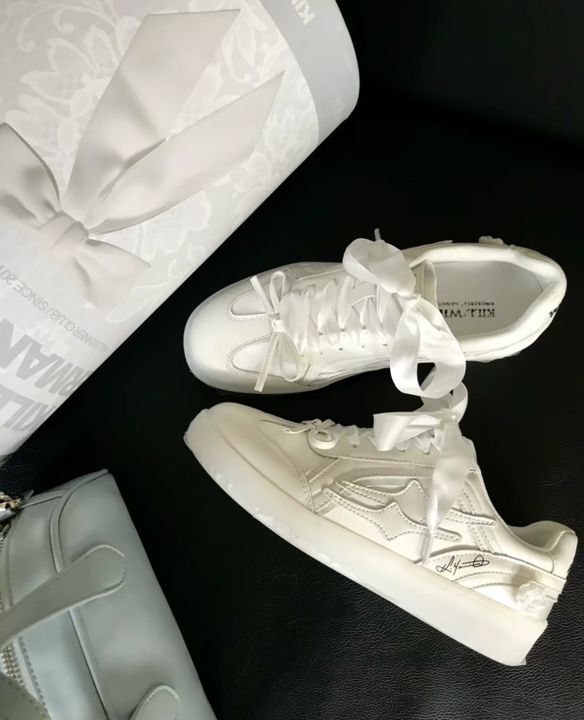 Killwinner 白月光 蕾絲 復古 德訓鞋 KW-2024001-SS