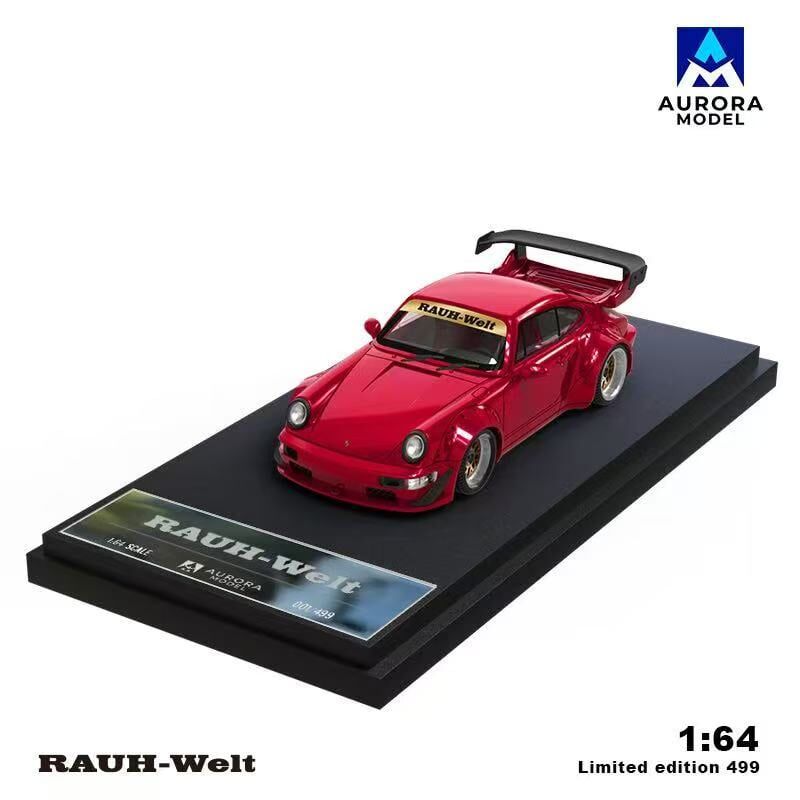預訂:1/64 Aurora Model RWB 964 Metallic Red LHD (AMP964R )