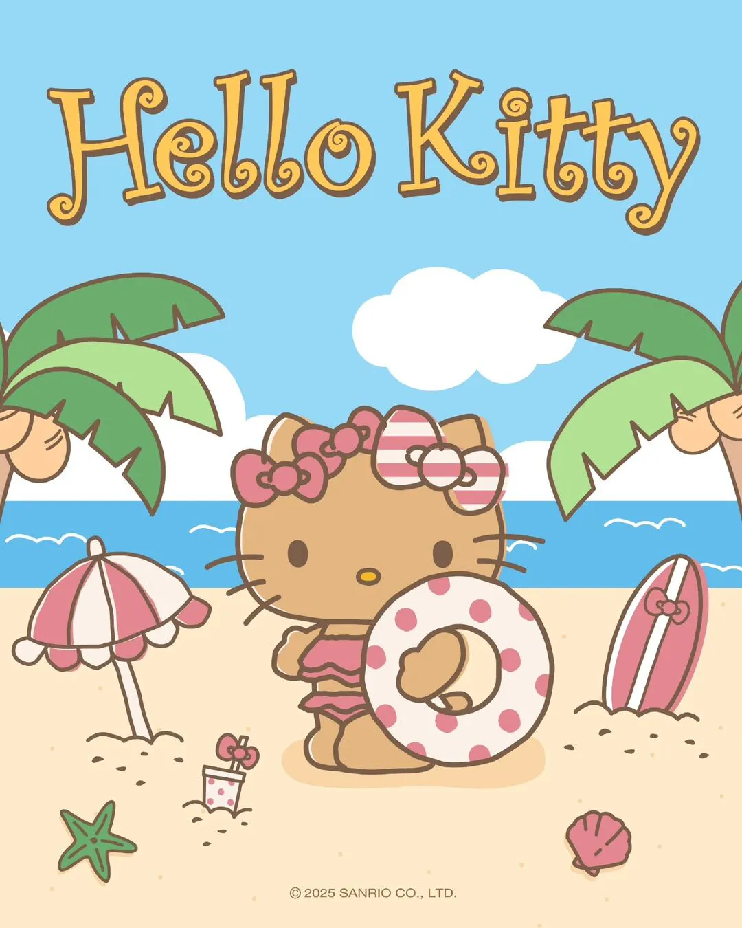 韓國 SPAO x Hello Kitty 曬黑睡衣套裝