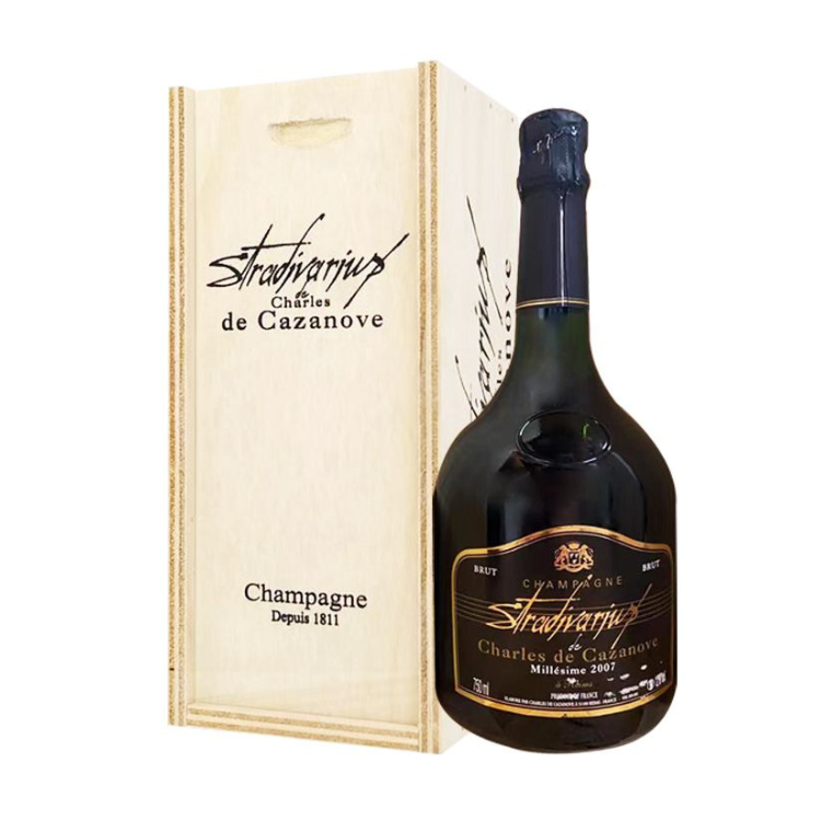 Charles de Cazanove Stradivarius Brut 2007 Champagne 凱撒王香檳 (木盒裝)