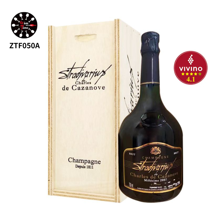 Charles de Cazanove Stradivarius Brut 2007 Champagne 凱撒王香檳 (木盒裝)