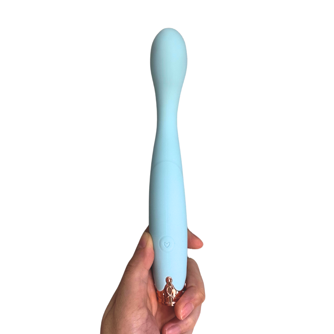 HELS 柔軟可加熱G點按摩棒(粉色/藍色)