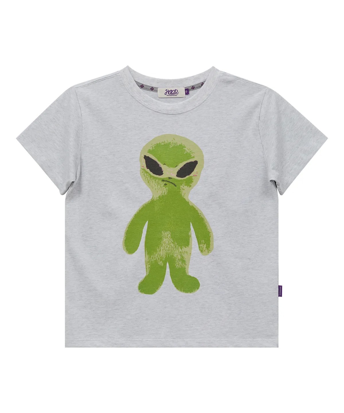 HOODHOOD Alien Graphic Half Sleeve T-Shirt