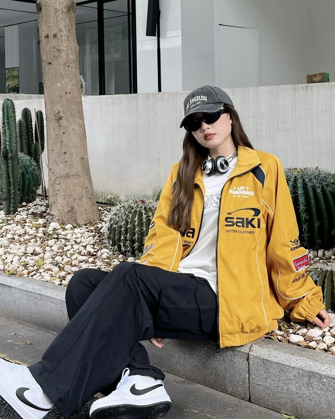 #預購 Kawasaki 賽車 美式 復古 風衣外套 4色