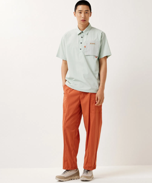 COLUMBIA  哥倫比亞 / Shared Cove Beach Woven Polo T-shirt 海灘短袖T恤  / C62AM5409335 /  AUG25