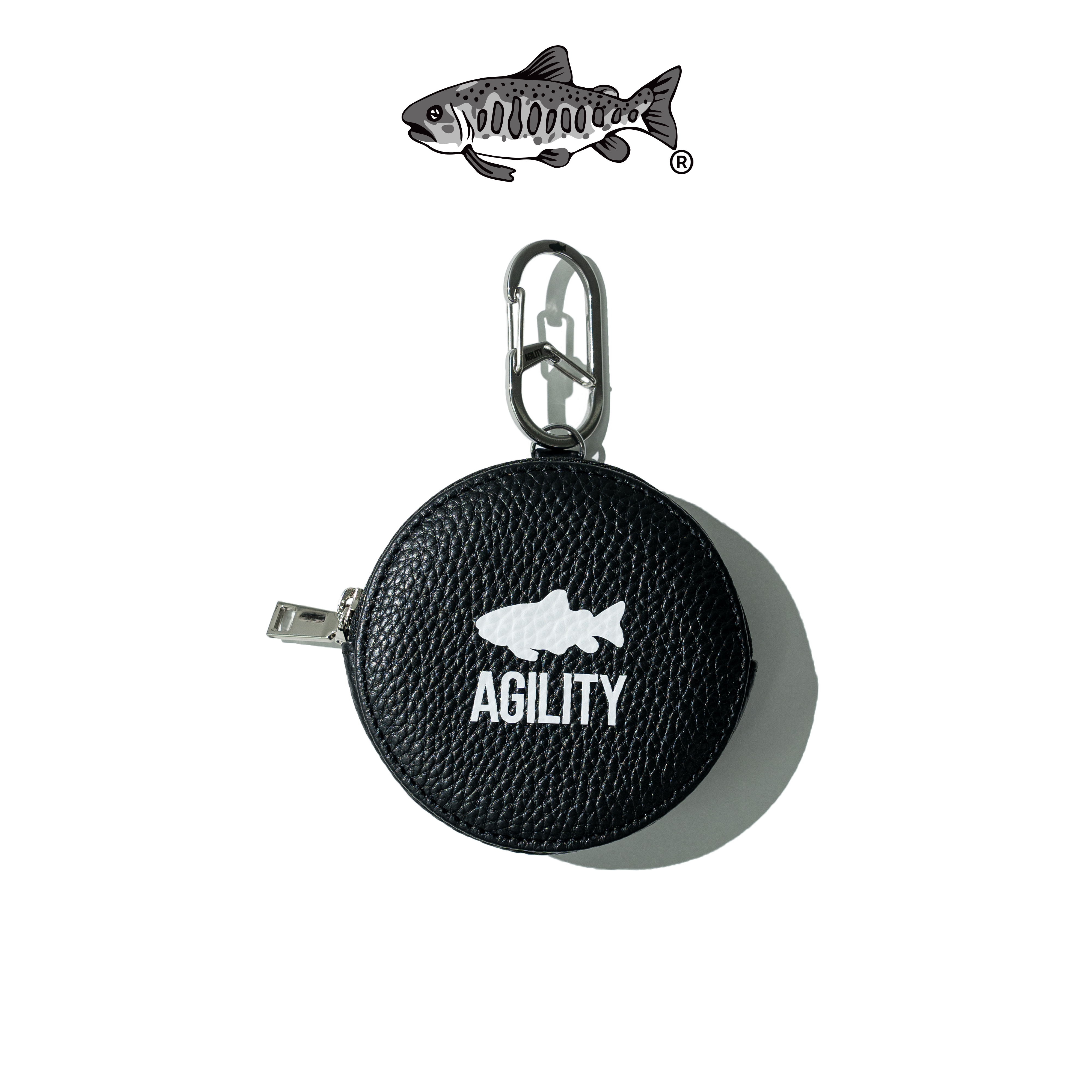 AGILITY Faux Leather Coin Case / Shadow 魚影 合成皮革 零錢包 [B-LC]