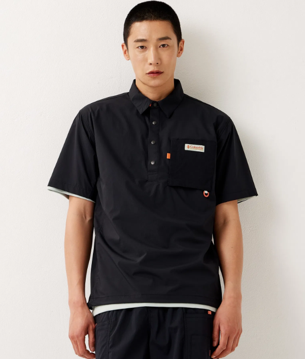 COLUMBIA  哥倫比亞 / Shared Cove Beach Woven Polo T-shirt 海灘短袖T恤 / C62AM5409010 / AUG25