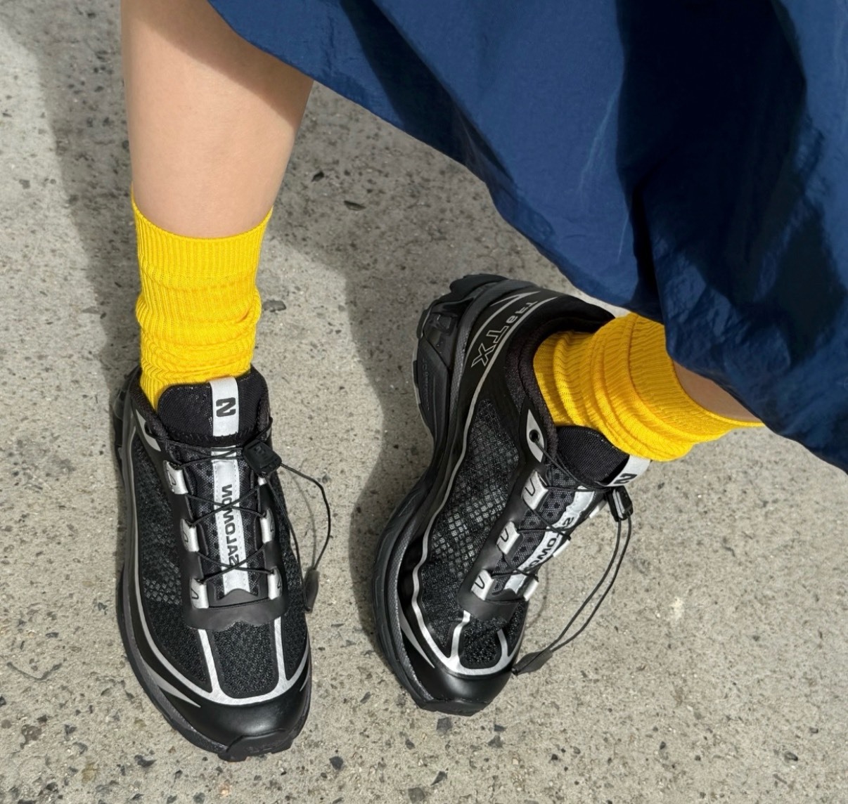 SALOMON XT-6 FT 黑色 低筒 戶外越野跑鞋 男女同款 防滑耐磨百搭機能鞋 Aug25