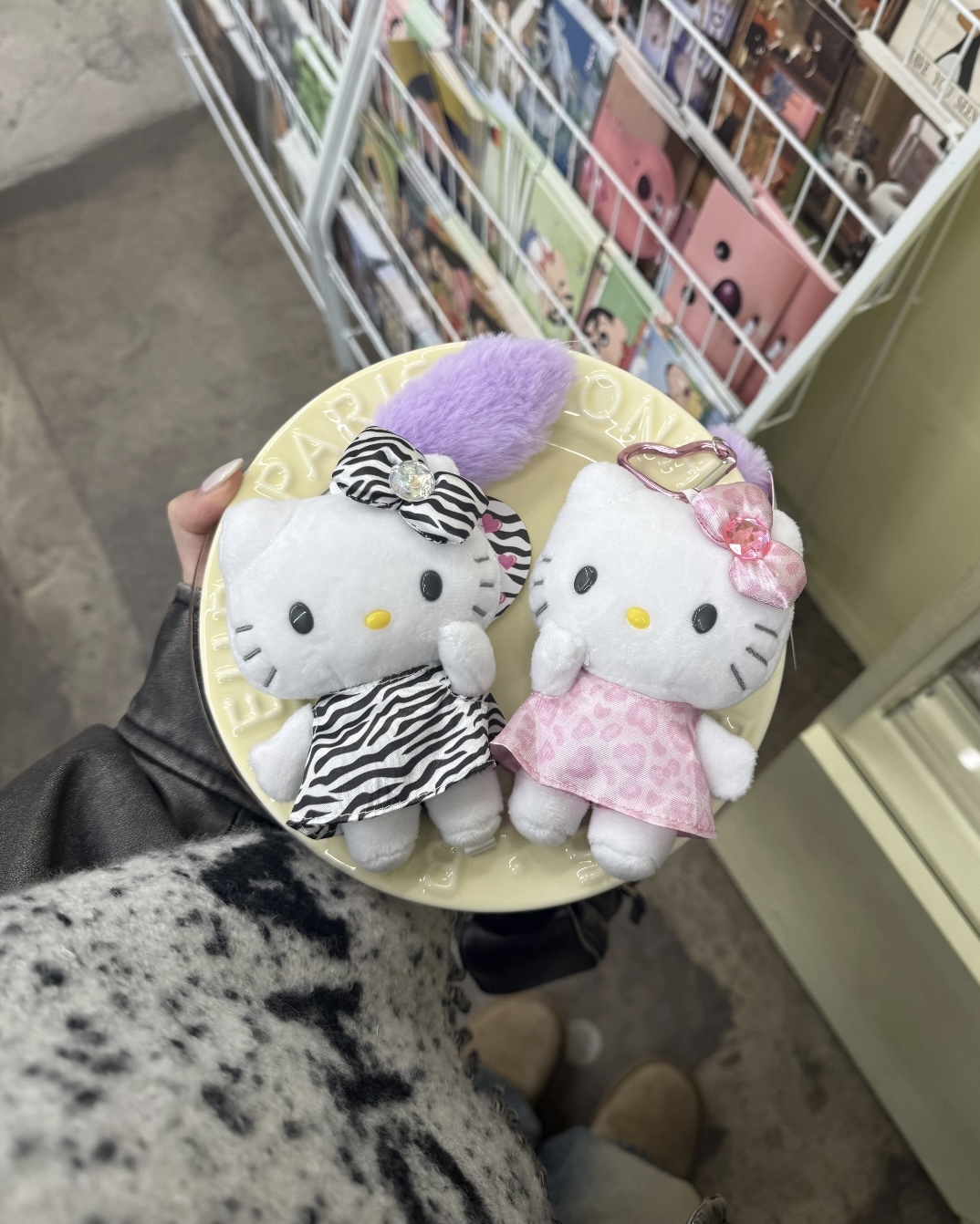 <絕版現貨💕>Sanrio 三麗鷗 Hello Kitty 豹紋 吊飾 豹紋 斑馬紋