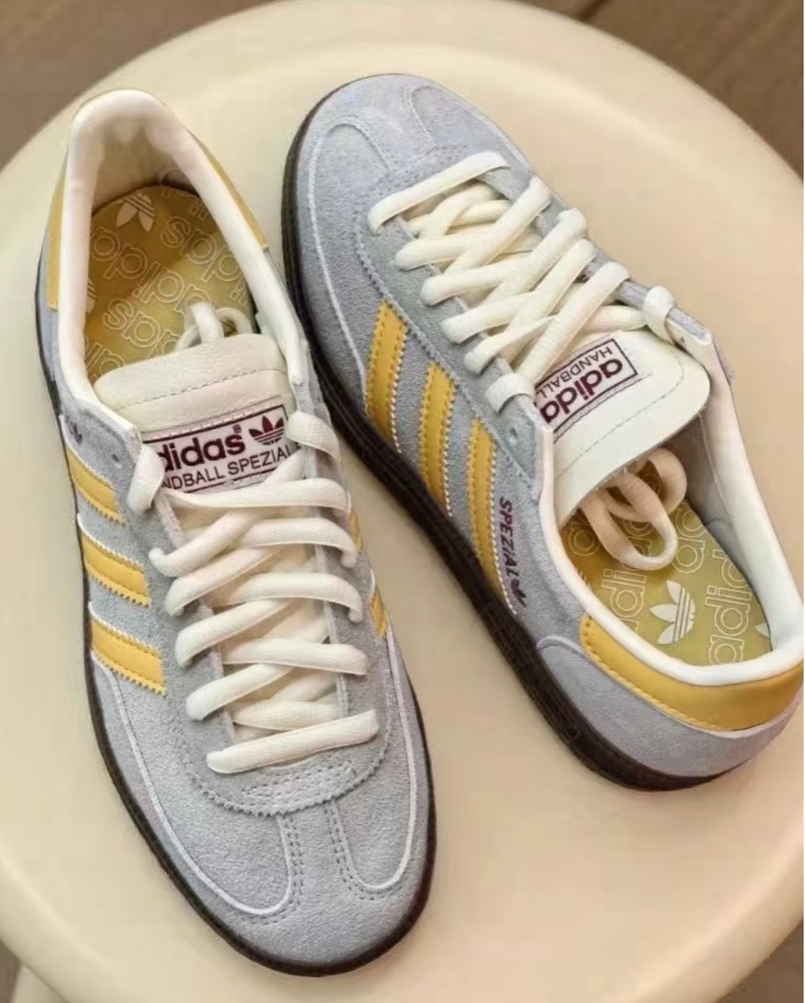 adidas originals HANDBALL SPEZIAL 灰色 低筒 復古運動板鞋 男女同款 耐磨百搭休閒鞋 Aug25