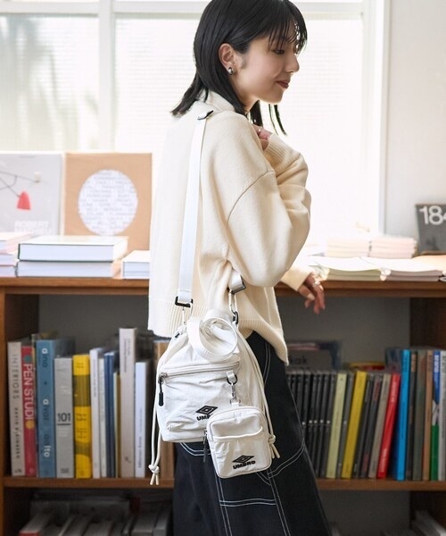 UMBRO x FREAK'S STORE / drawstring shoulder bag with pouch