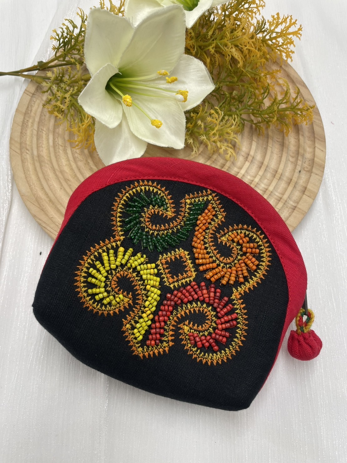 No.6半圓零錢包寬12.5深12