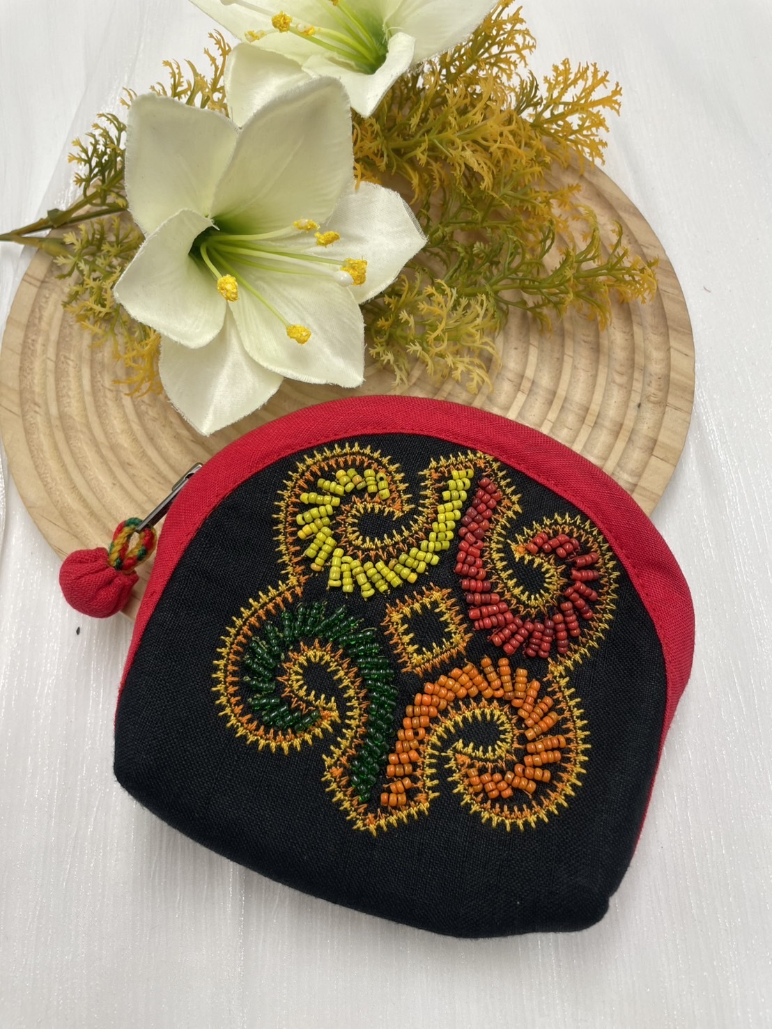 No.6半圓零錢包寬12.5深12