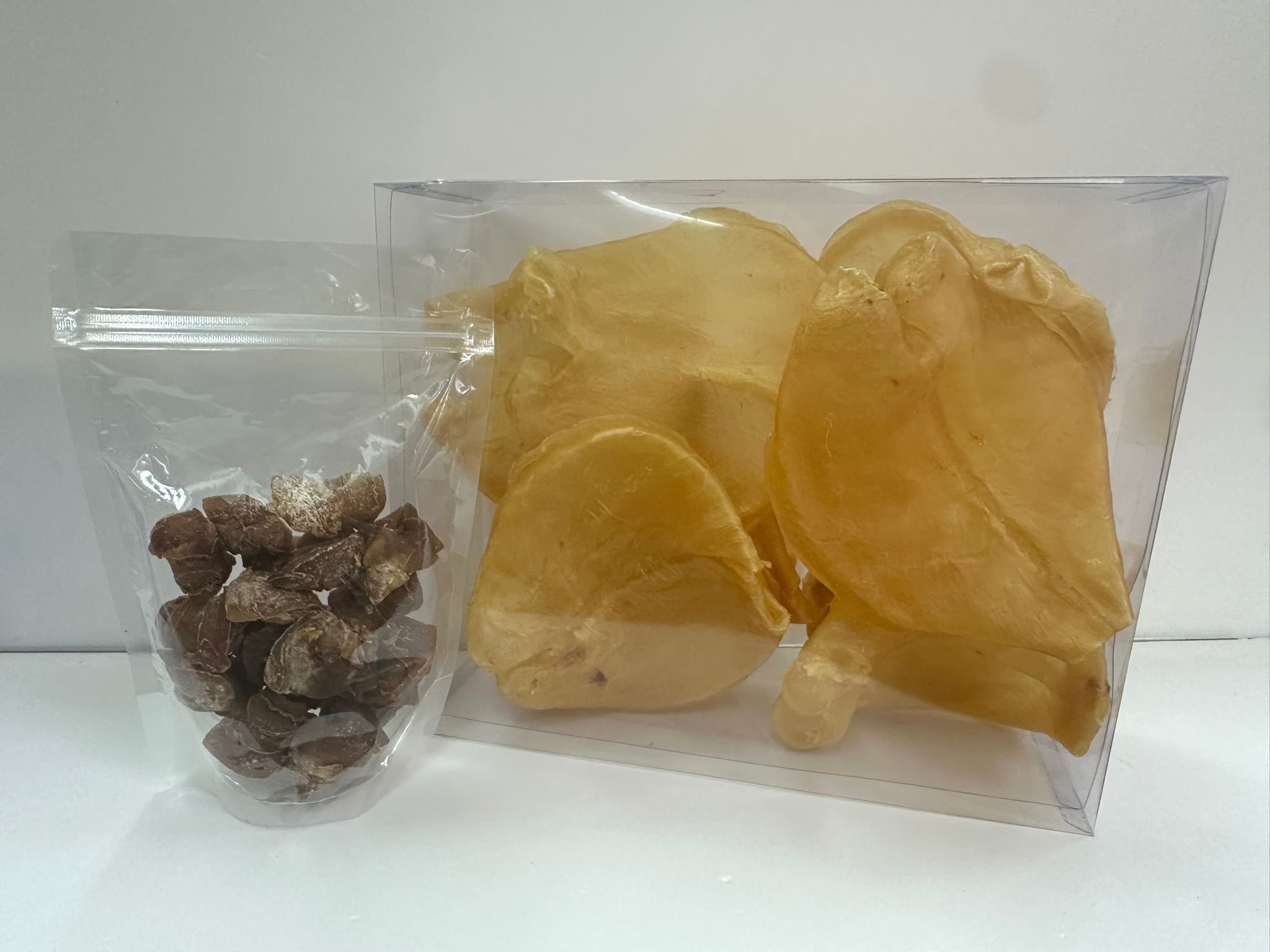 【直播】LL081052 厚身黃花膠扒7-10頭 /斤(送螺頭半斤)