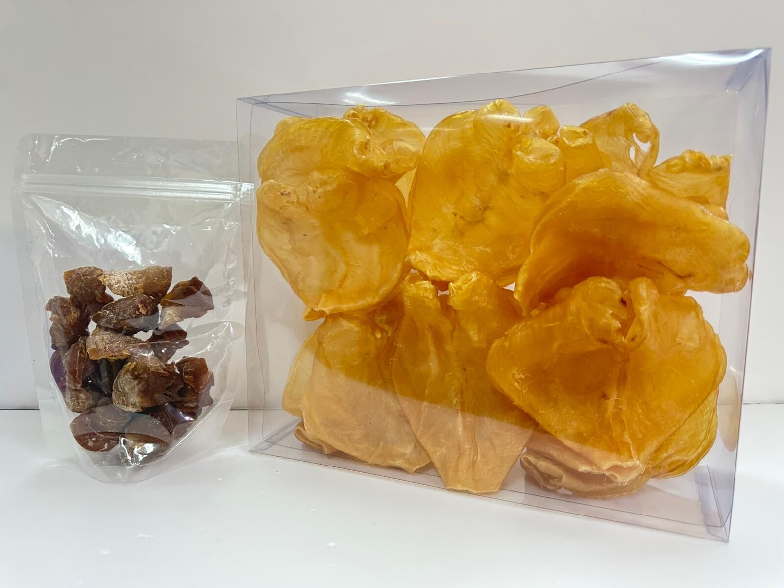 【直播】LL081053 珍品厚身黃花膠扒(18-23頭) /斤(送螺頭半斤)