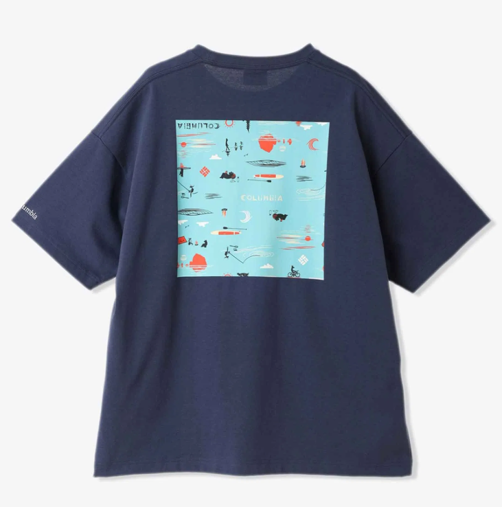 COLUMBIA  哥倫比亞 /  Jonas Collection Public Crest to Belly Graphic 圖案短袖 T 恤 / C63PM0538466 / AUG25