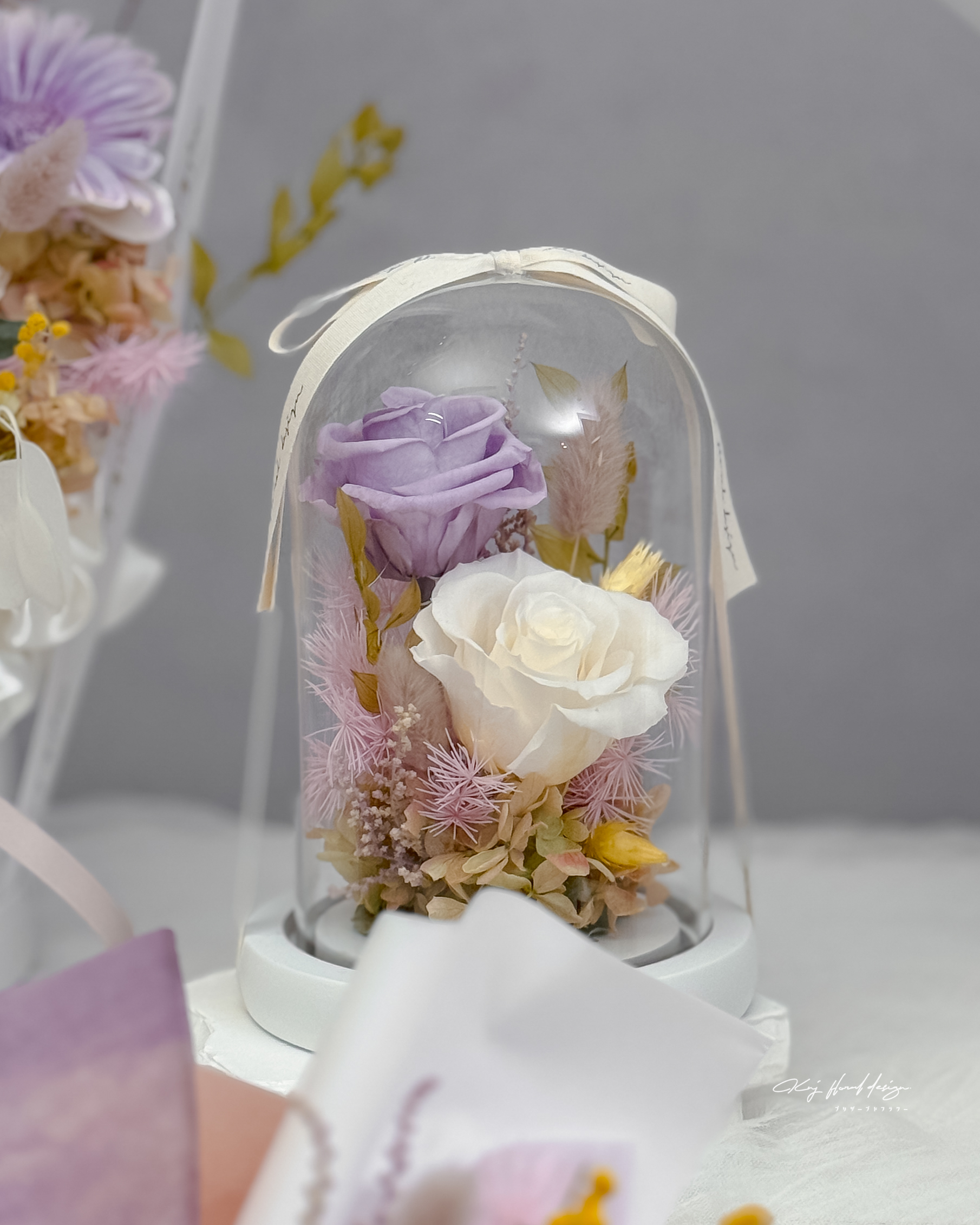 暮光薰影・永生玻璃花盅