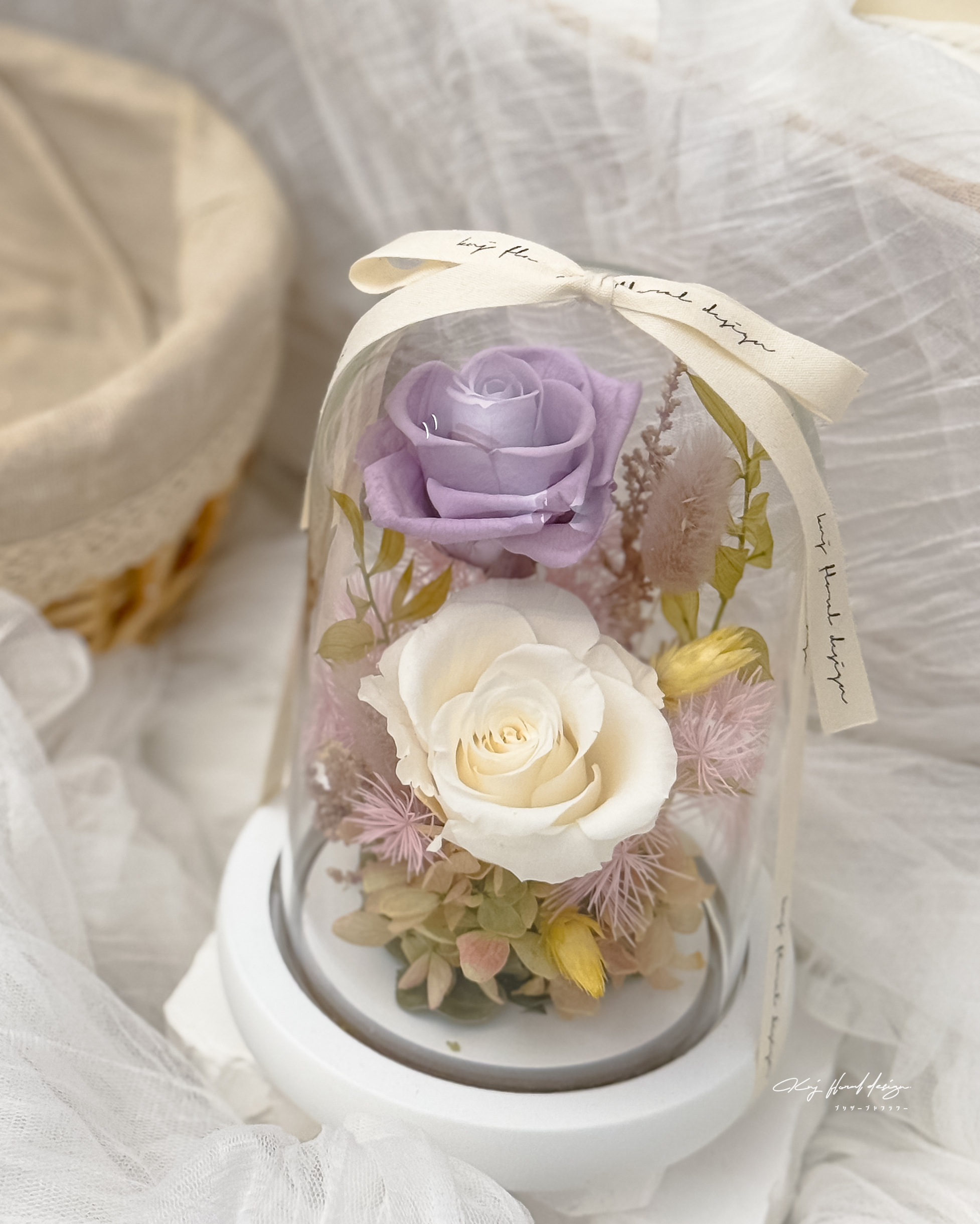 暮光薰影・永生玻璃花盅