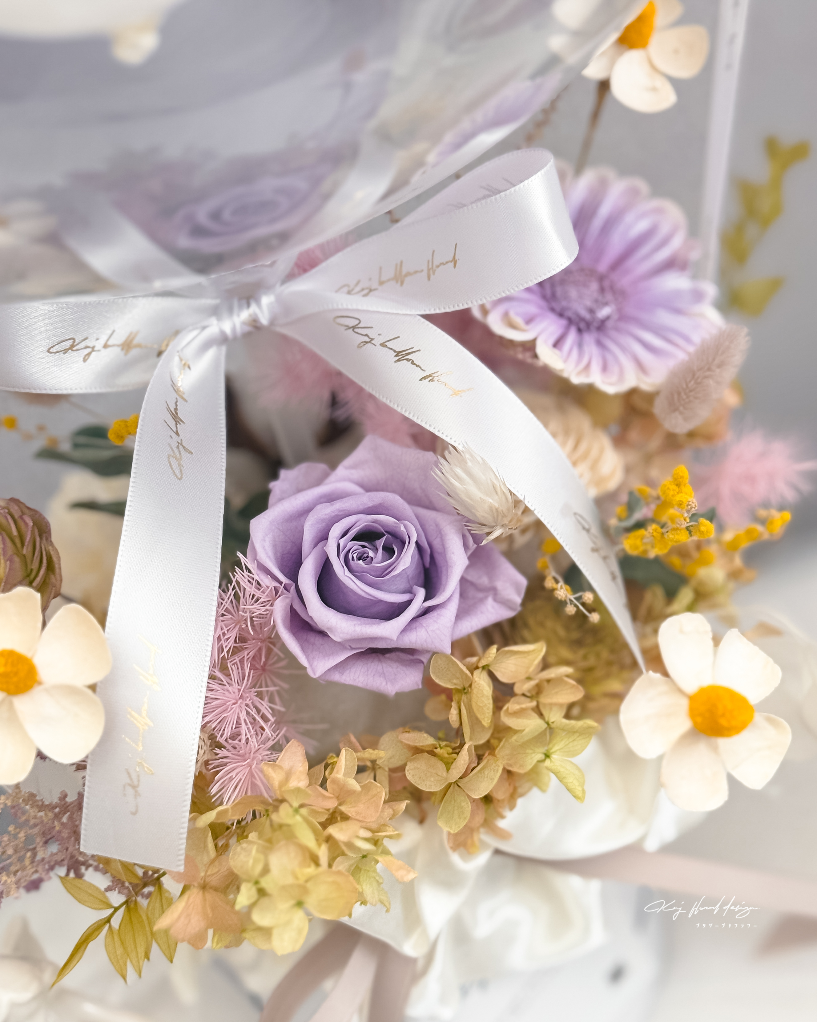 暮光薰影・熱氣球永生花禮