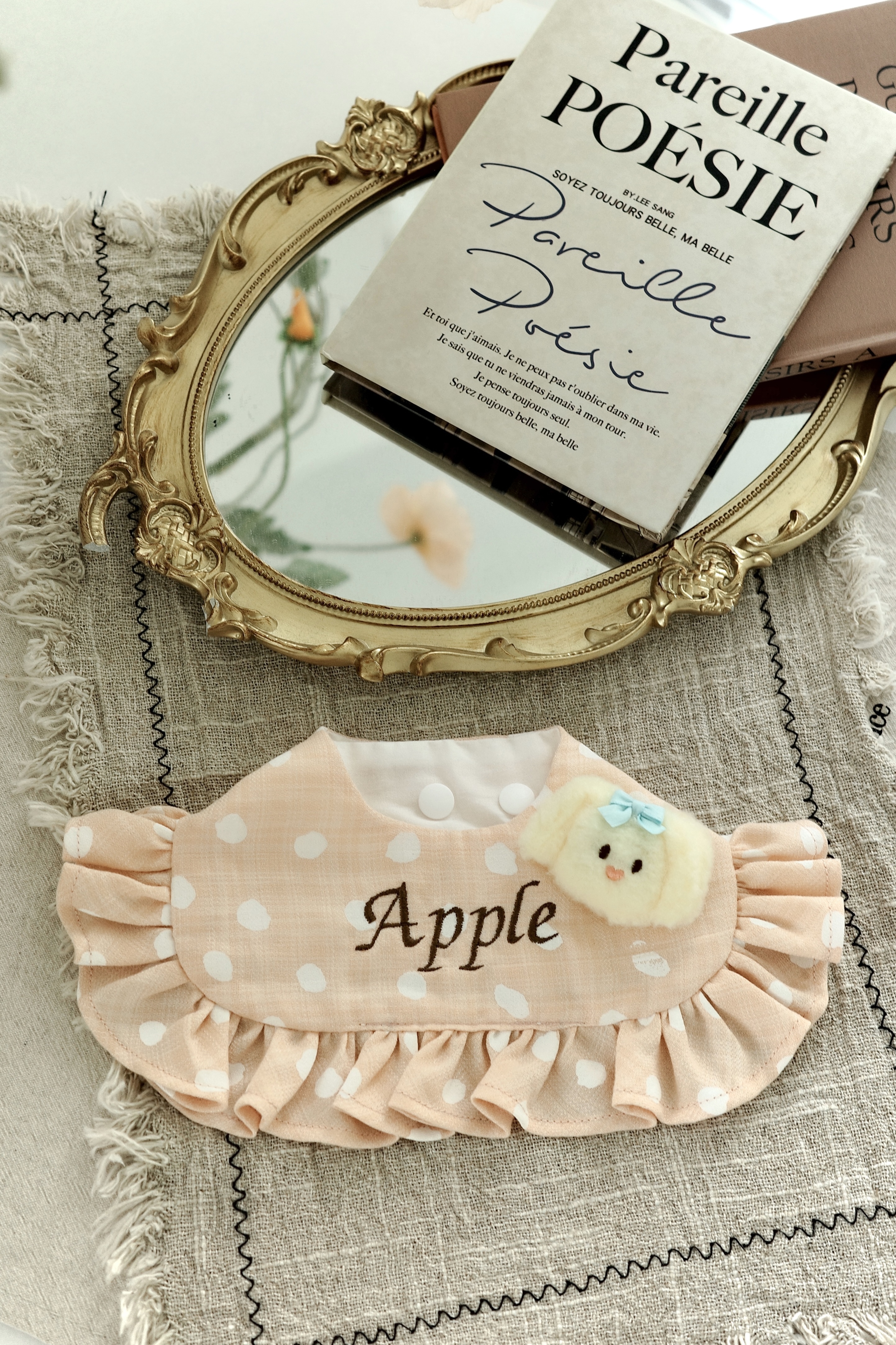 恬心點點領巾 (糖果粉)