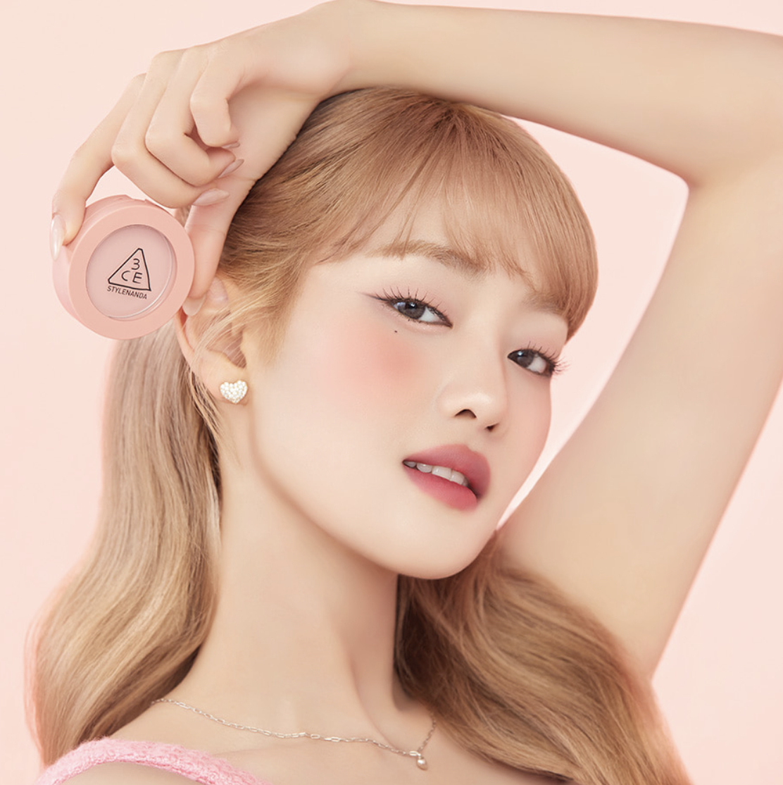 現 貨丨3CE Mood Recipe Face Blush 柔霧單色胭脂