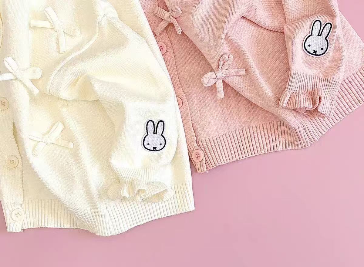 🐰𝐌𝐢𝐟𝐟𝐲 蝴蝶結針織外套