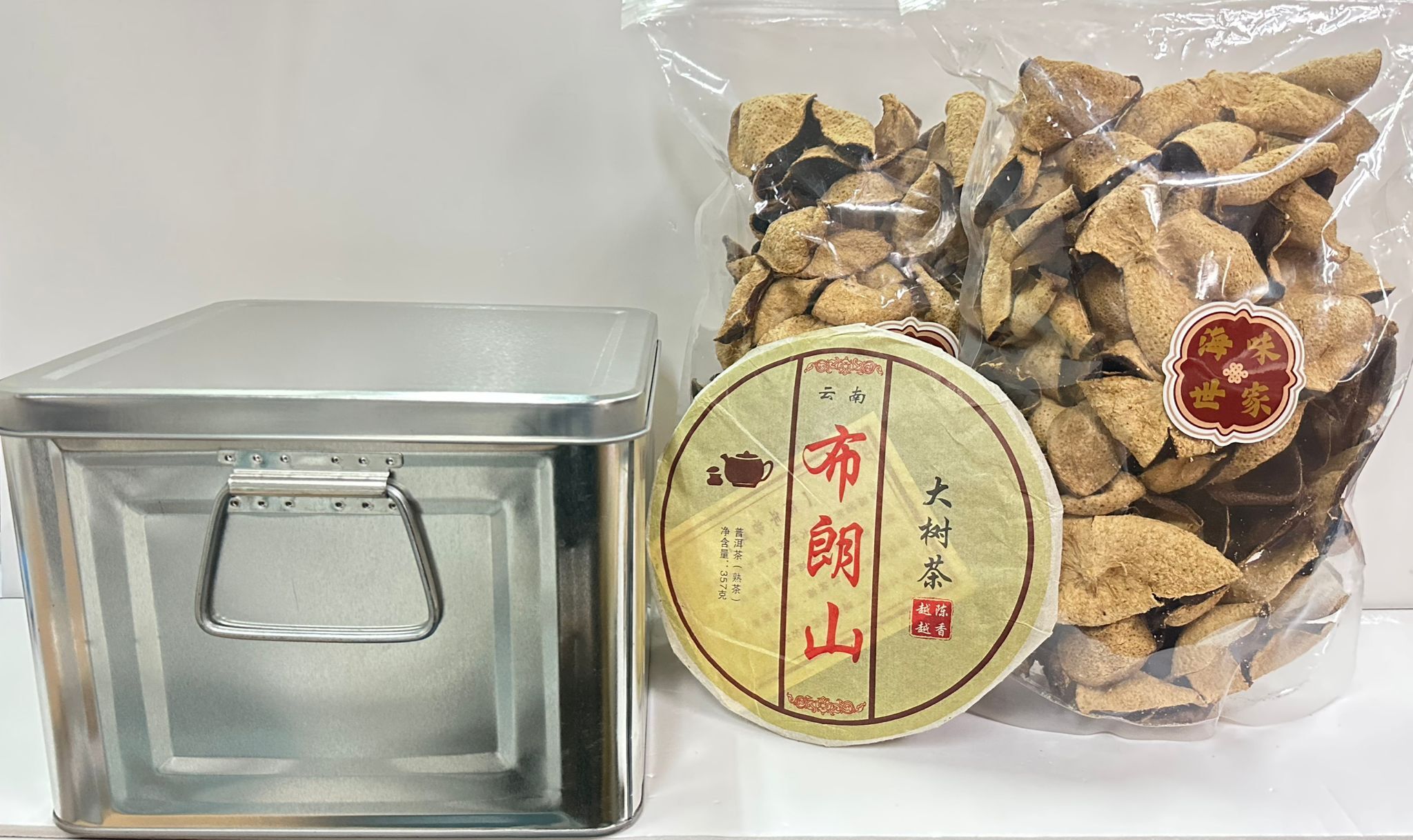 【直播】LL081055 6年陳皮(斤) (送一個陳年普洱茶餅+送陳皮儲存鐵罐)