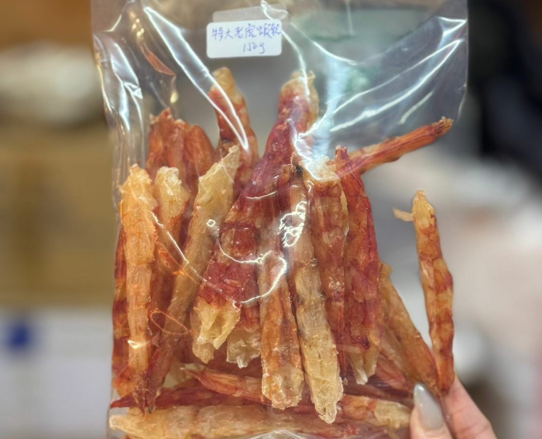 Z163 特大野生老虎蝦乾150g $149