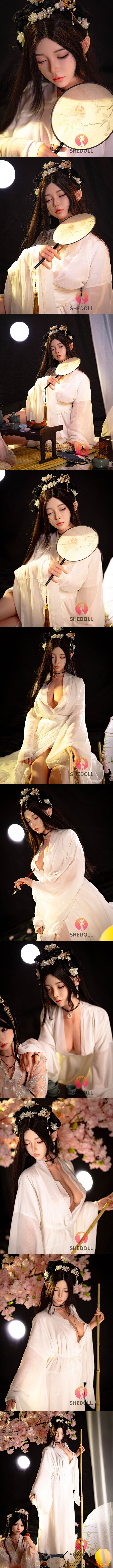 SHEDOLL 全矽膠 168cm D胸 楚玥-閉眼款 silicone sex doll eyes-closed