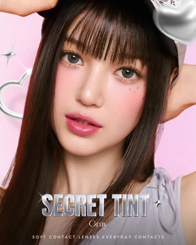 [月拋] OLENS Secret Tint 1 Month Gray｜彩妝隱形眼鏡｜每盒2片