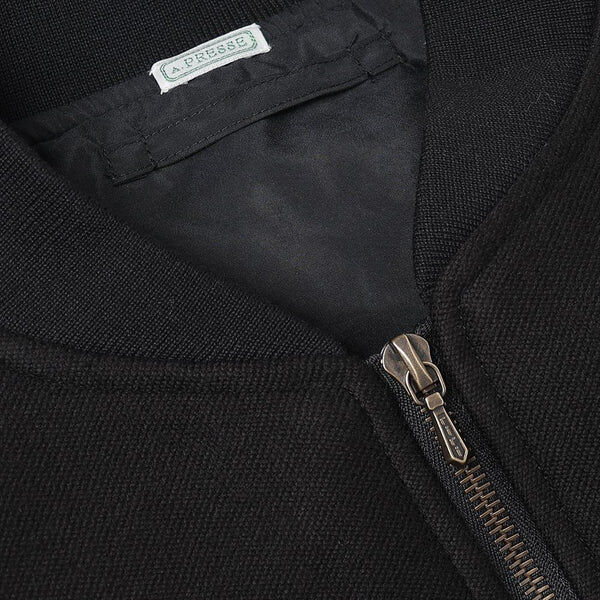 8/9 RELEASE: A.PRESSE 2025 A/W COTTON MOLESKIN PADDING JACKET (25AAP-01-23) - BLACK PRE ORDER ITEM (預訂中)