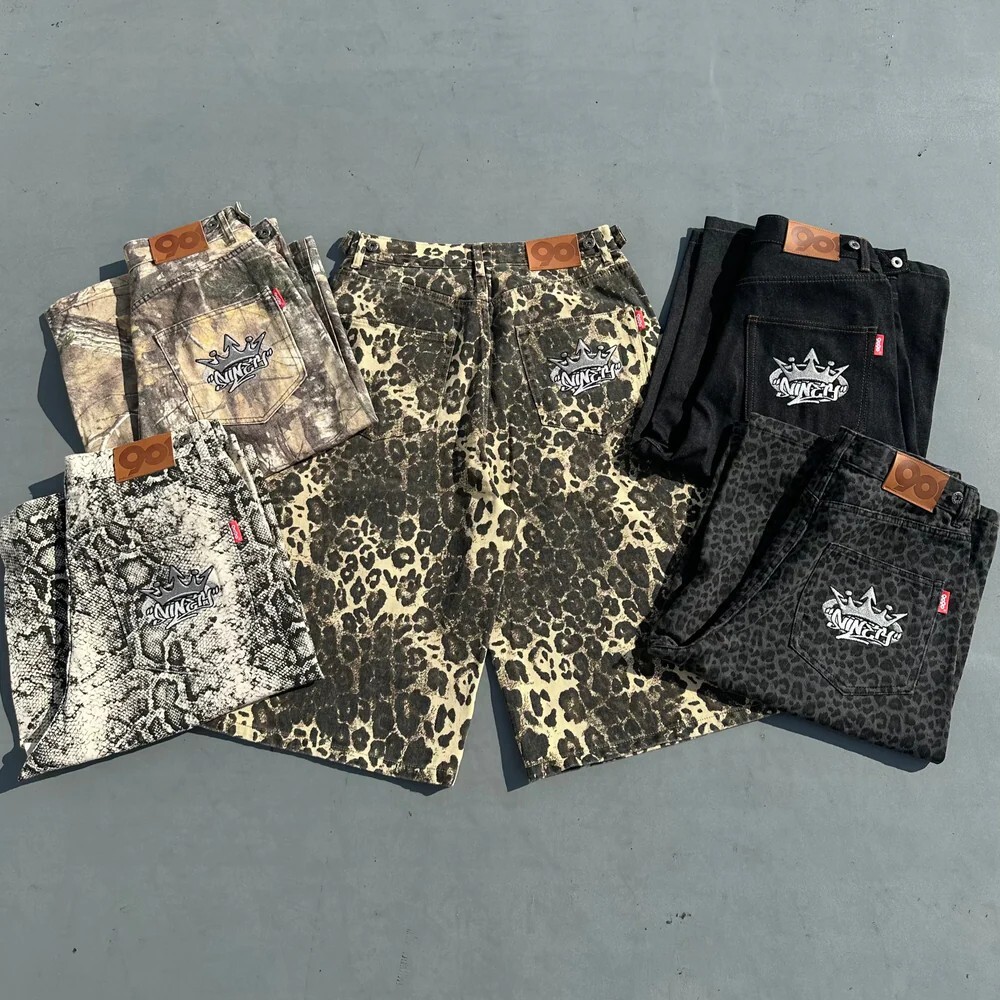 パンツ 9090 Assort Big Buggy Shorts 9090 Assort Big Buggy Shorts 皇冠標誌膝下牛仔短褲NN2055