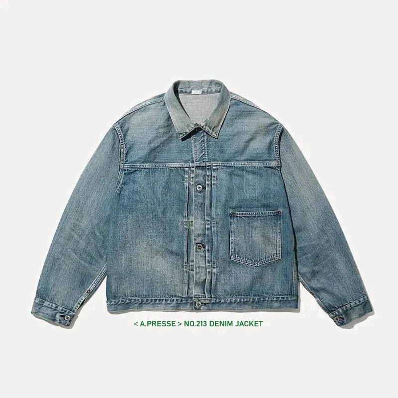 A.PRESSE 2025 A/W NO.213 DENIM JACKET (25AAP-01-56) - PRE ORDER ITEM (預訂中)