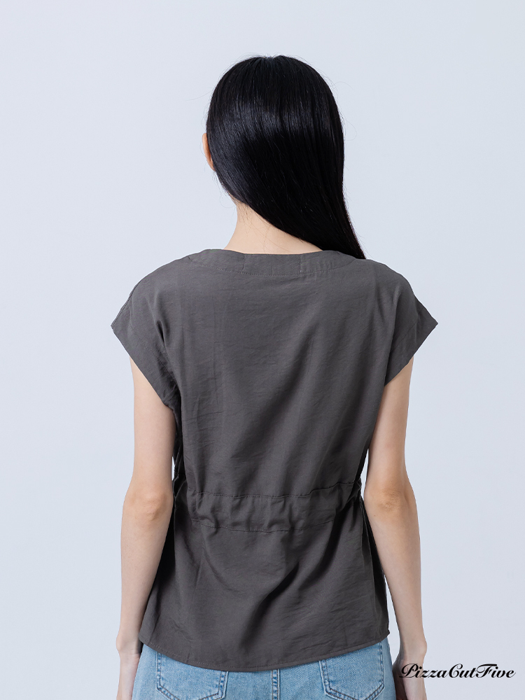 [SALE]V領腰身上衣 PizzaCutFive PCF252404054