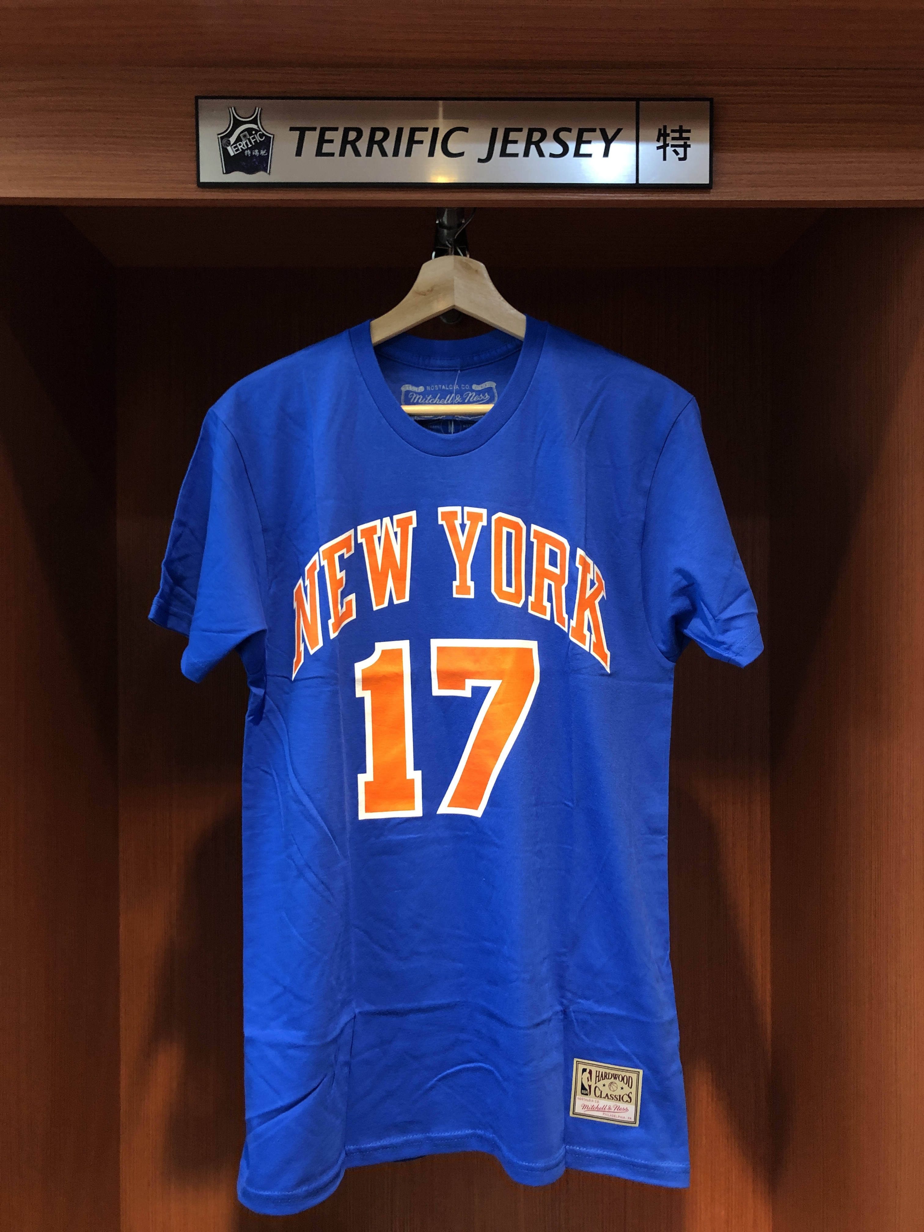 NBA短袖 Jeremy Lin 紐約尼克藍 林來瘋 Linsanity M&N Player Name Tee 棉質 全新 林書豪