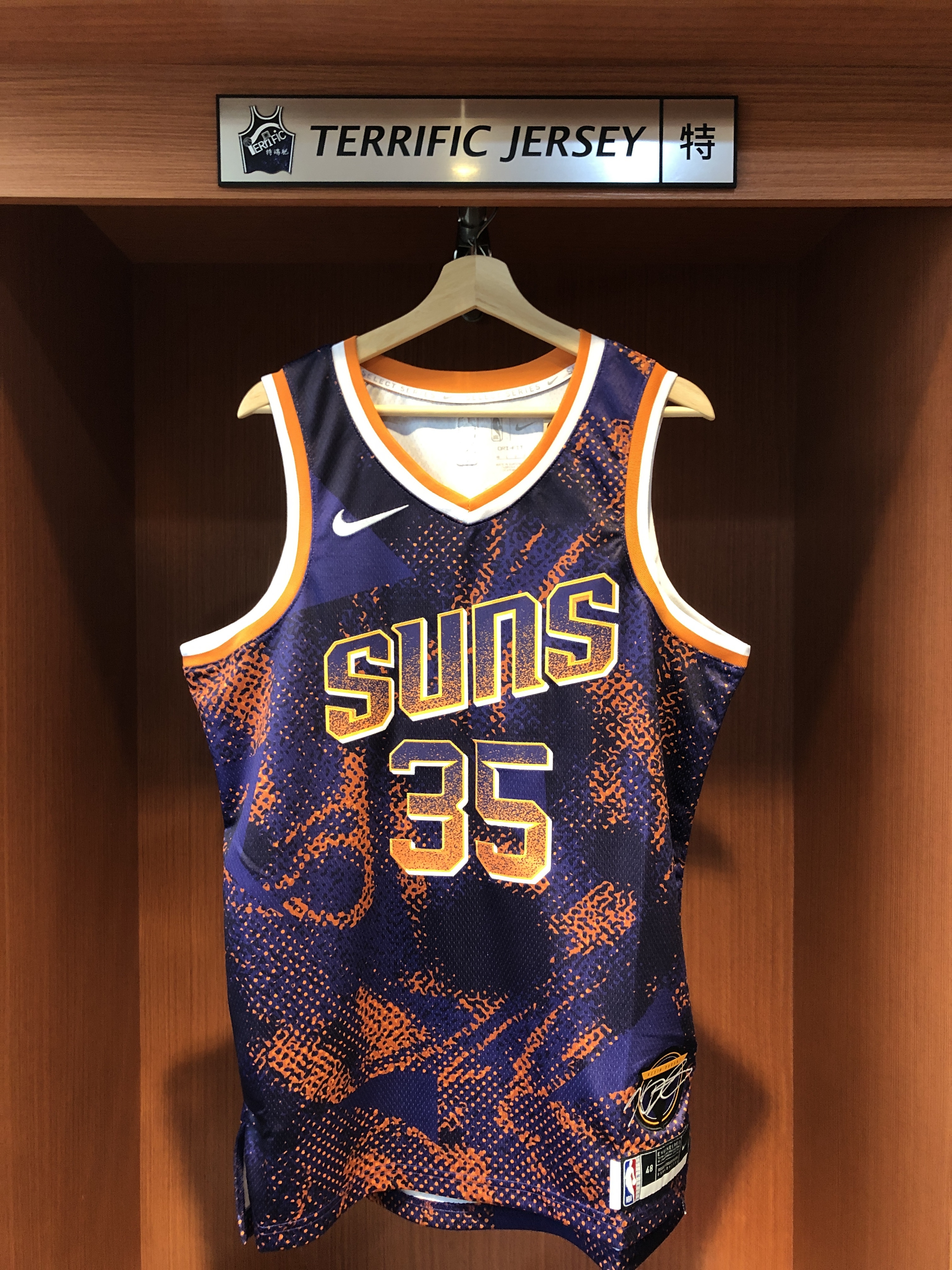 NBA球衣 Kevin Durant 鳳凰城太陽 Select Nike Swingman 球迷版 電繡 全新