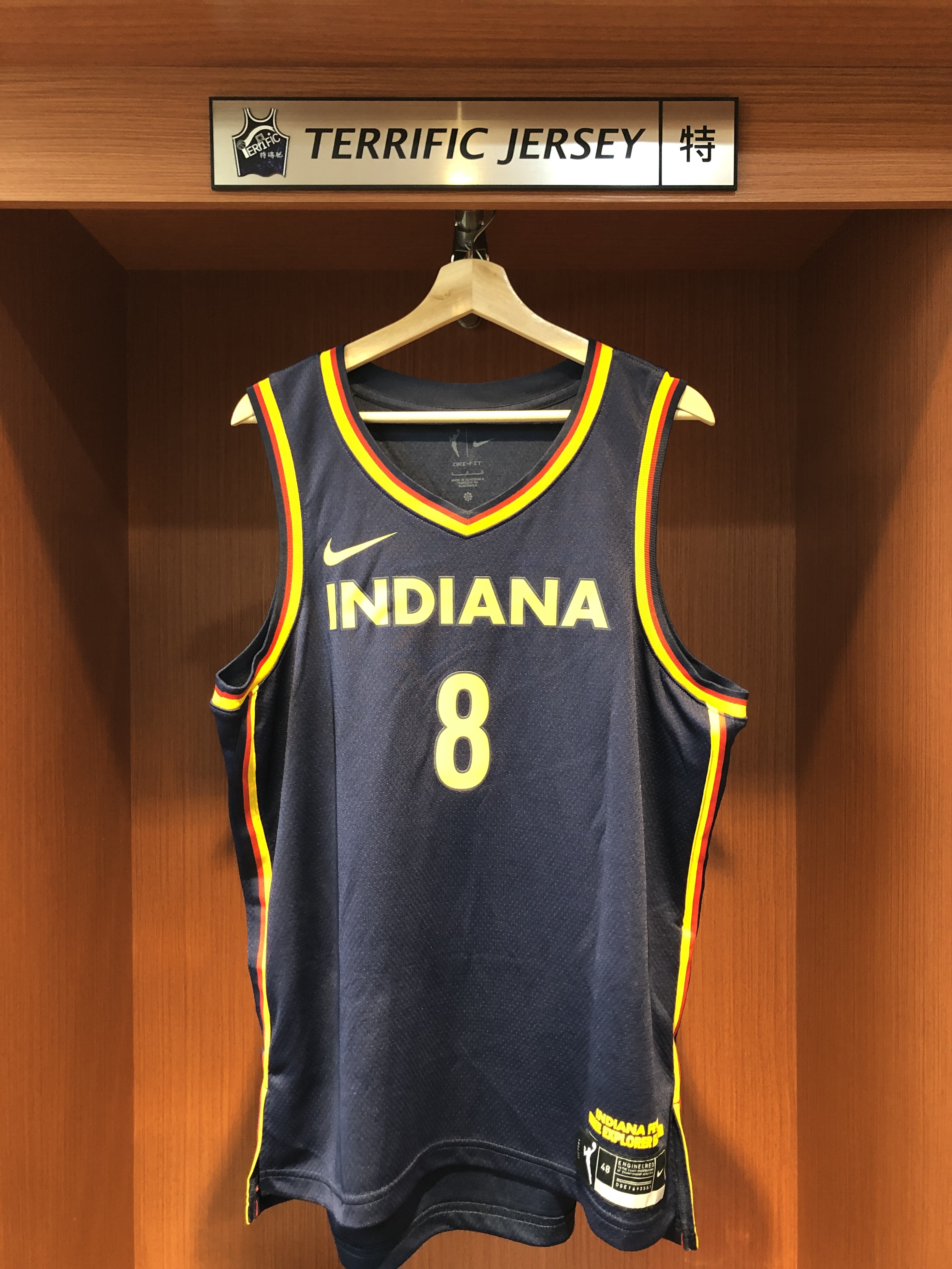 WNBA球衣 Sophie Cunningham 印第安納狂熱深藍 Nike Swingman 球迷版 熱轉印 全新