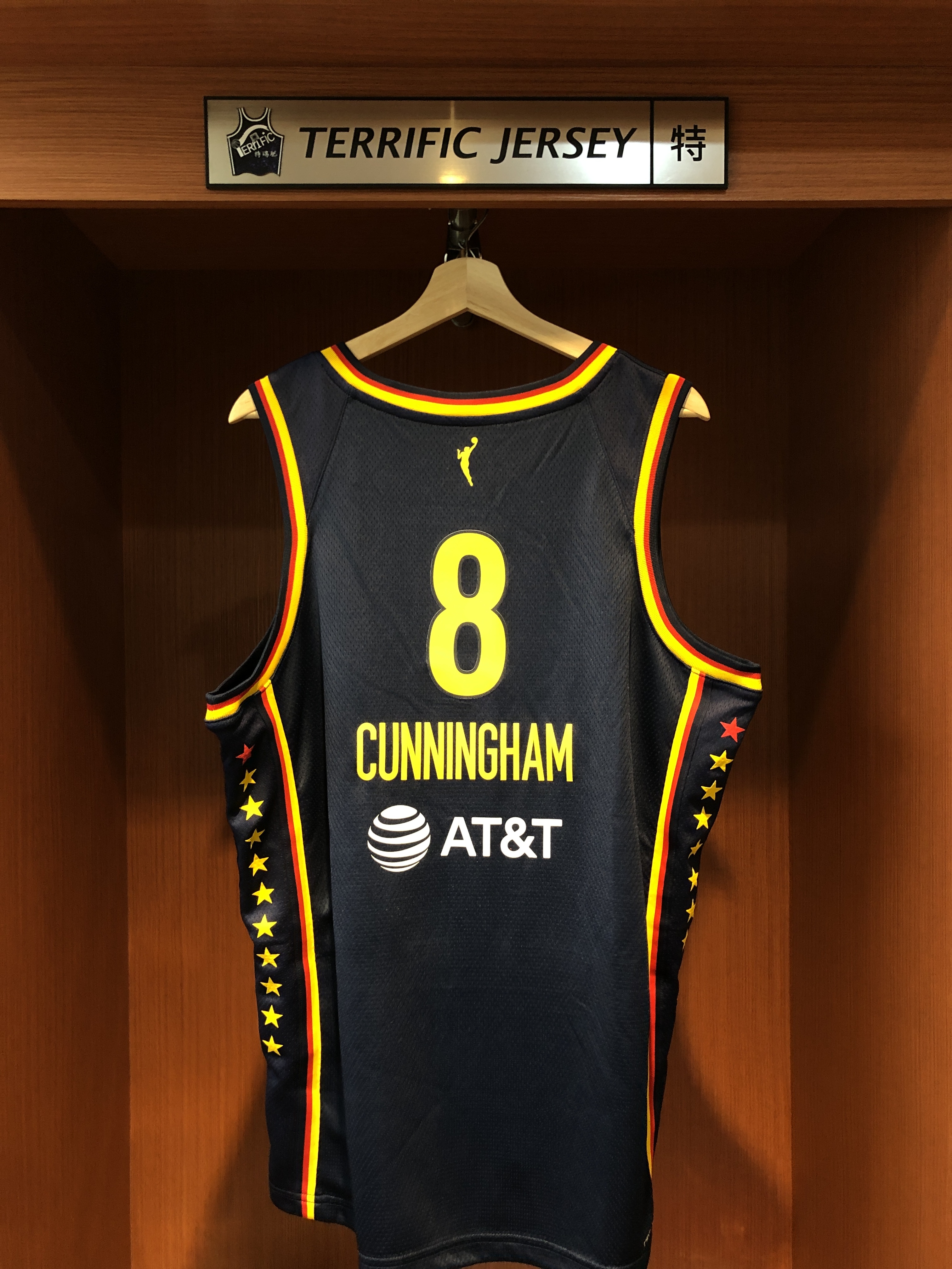 WNBA球衣 Sophie Cunningham 印第安納狂熱深藍 Nike Swingman 球迷版 熱轉印 全新
