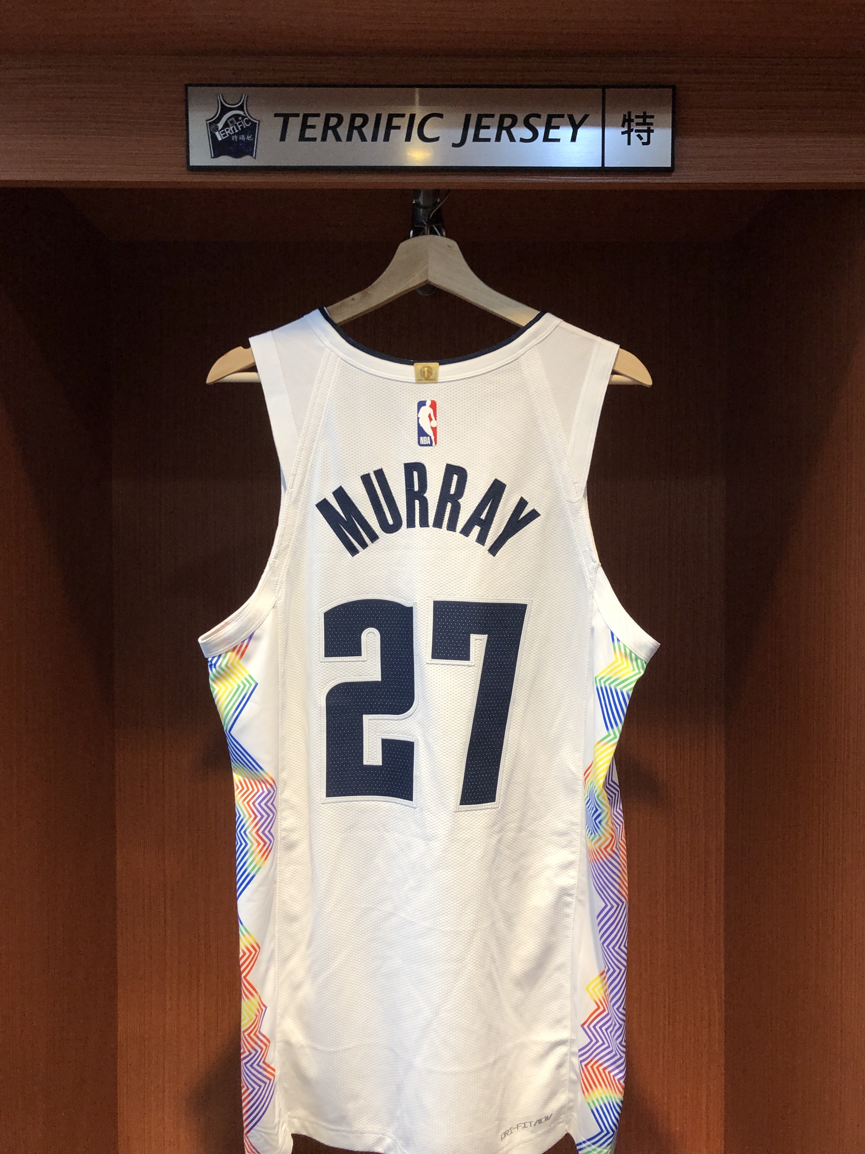 NBA球衣 Jamal Murray 丹佛金塊城市 City Nike Authentic 球員版 電繡 含贊助商標 全新