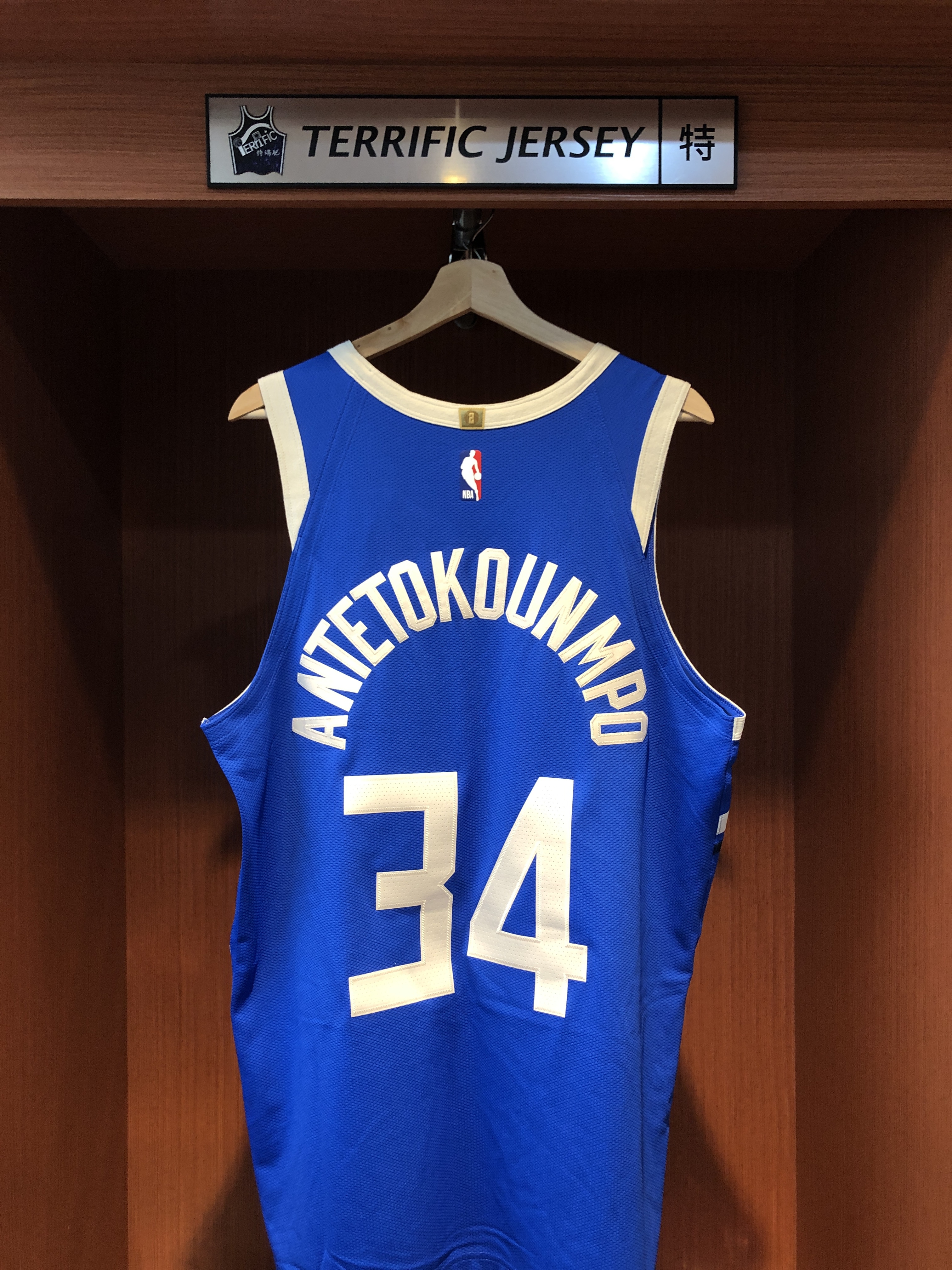 NBA球衣 Giannis Antetokounmpo 密爾瓦基公鹿城市 City Nike Authentic 球員版 電繡 含贊助商標 全新