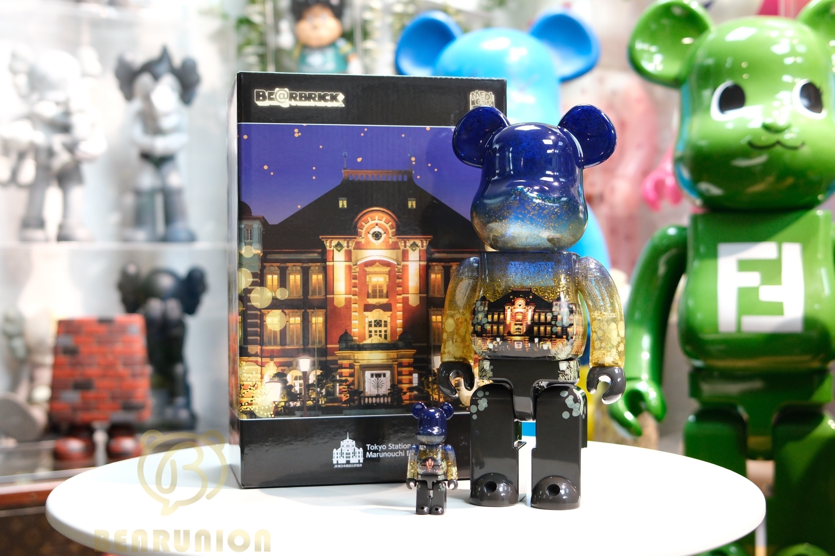 🎏預訂🎏Bearbrick 400% 100% 東京駅丸の内駅舎モデル Light Up  110週年